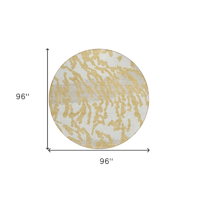 HomeRoots Animal Print Transitional Rectangle Outdoor Rug