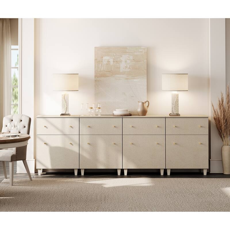 Sideboard Buffet Cabinet with Drawer and Door for Kitchen, Dining Room