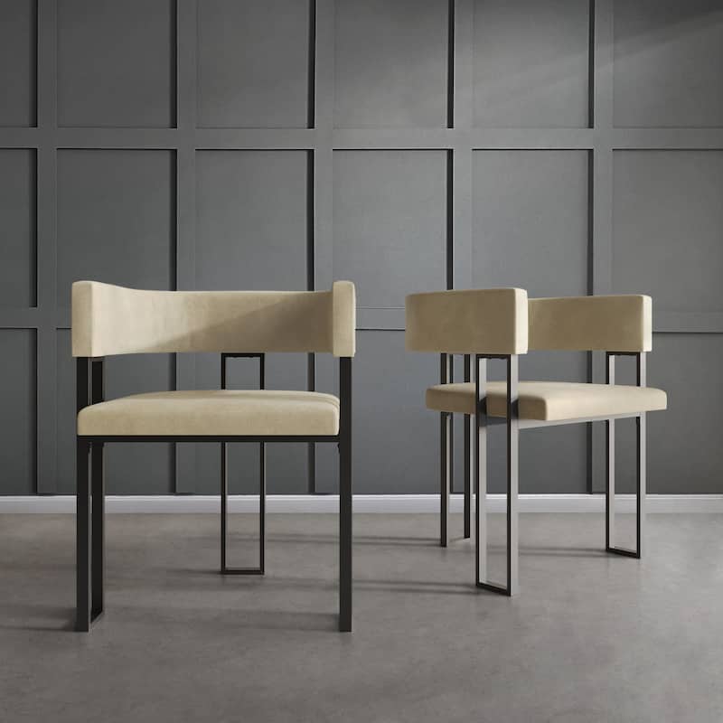 CraftPorch 2 Pieces Contemporary Dining Chair Set