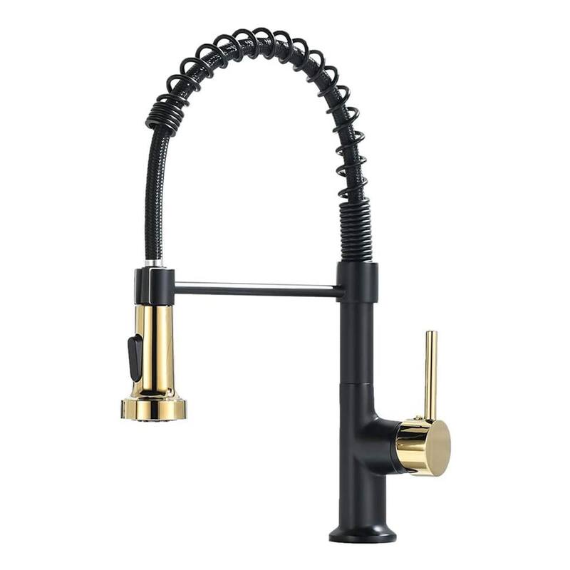 Single Handle Pull-down 360 Degrees Swivel Kitchen Faucet