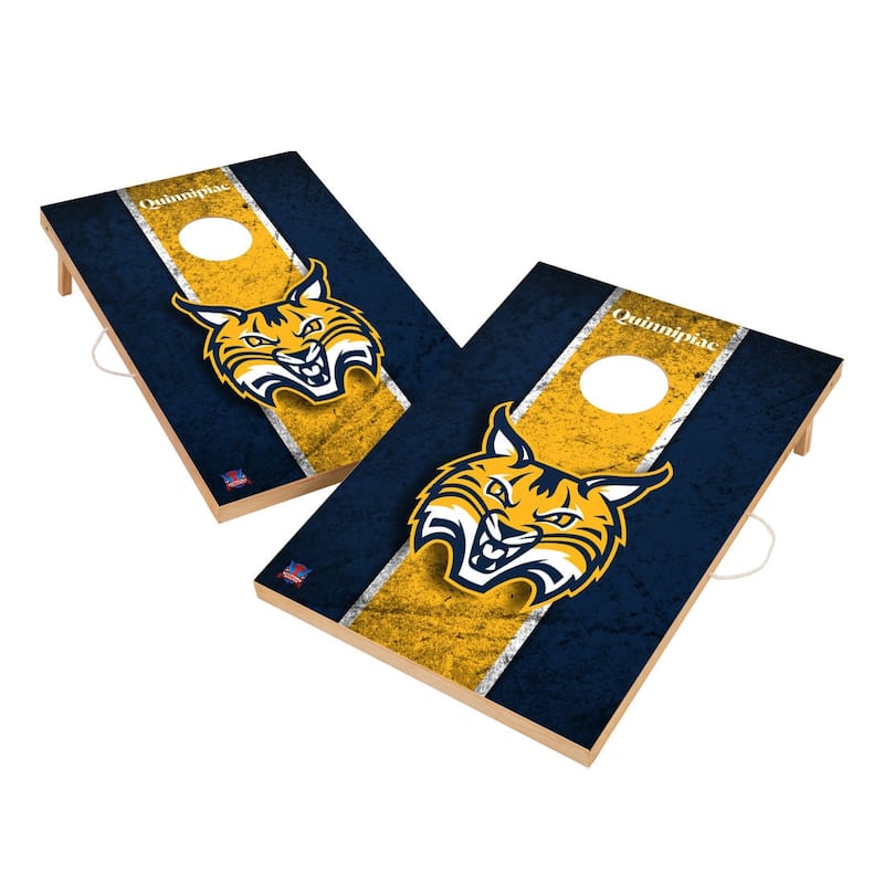 Vintage Quinnipiac University Bobcats Regulation 2x4 Cornhole Set