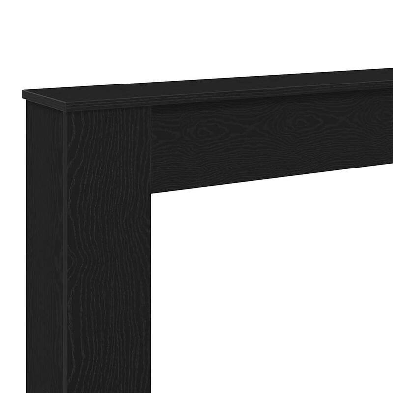 vidaXL Fireplace Surround 39.4x7.9x39.4" Engineered Wood
