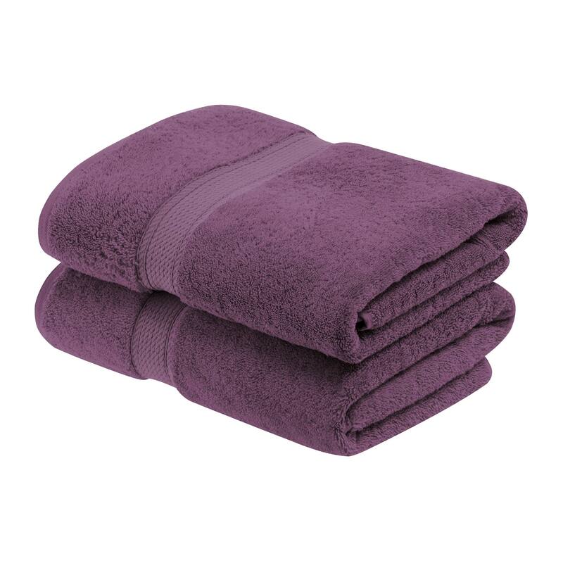 Superior Egyptian Cotton Pile Heavyweight Bath Towel Set of 2