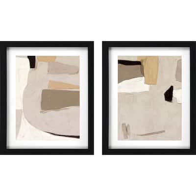 Yukon II S/2 Framed Art Giclee Under Glass - Brown