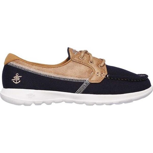skechers gowalk lite coral boat shoe