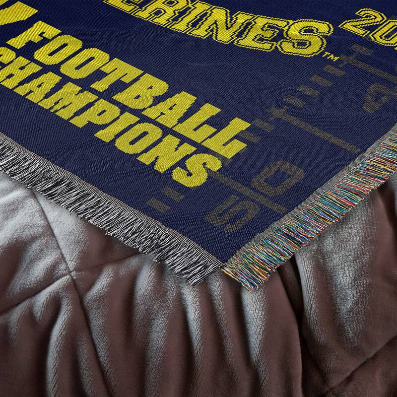 NCAA Big Ten Conference School Tapestry Throw Blanket