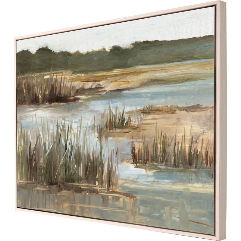 Wetland Grasses I Giclee on Canvas No Glass