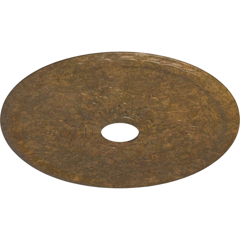22 5/8"OD x 3 5/8"ID x 5/8"P Grape Ceiling Medallion