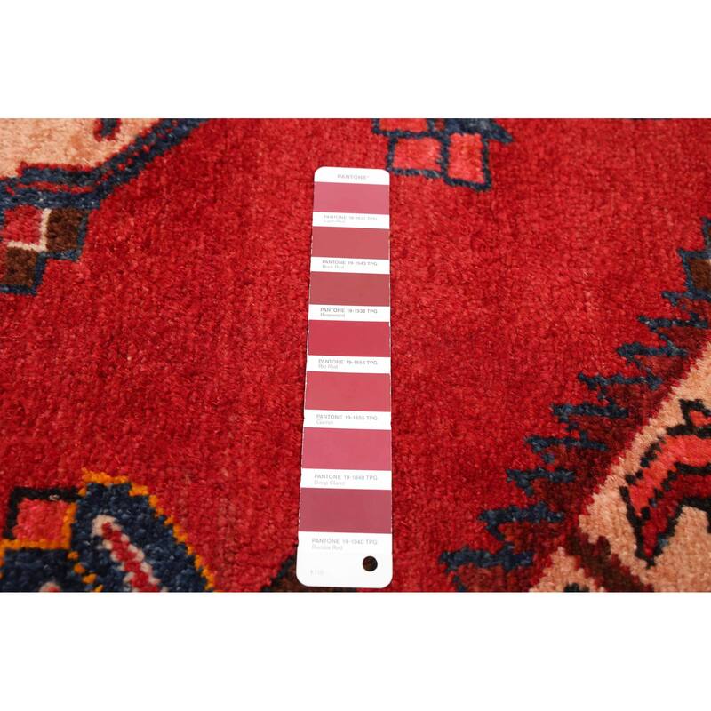 ECARPETGALLERY Hand-knotted Konya Anatolian Red Wool Rug - 4'9 x 9'0