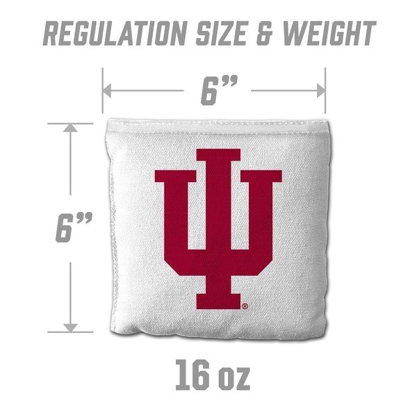 Indiana Hoosiers NCAA Dual Sided Pro Stop & Slide Cornhole Bags