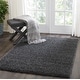 preview thumbnail 119 of 178, Nourison Malibu Shag Area Rug 3'11" x 5'11" - Charcoal