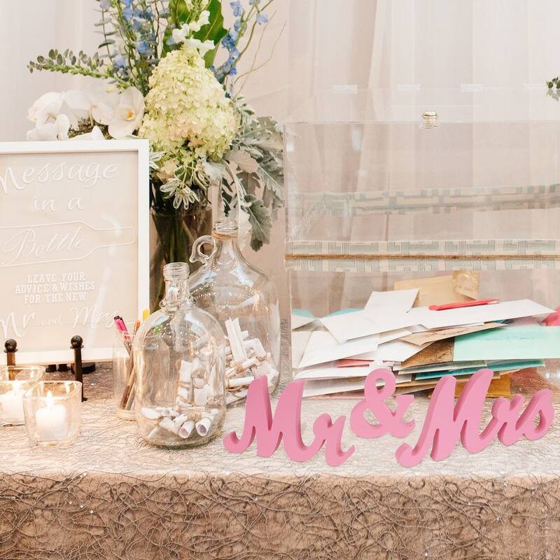 Mr & Mrs Sign Wedding Decorations, Rustic Anniversary Wedding Gift