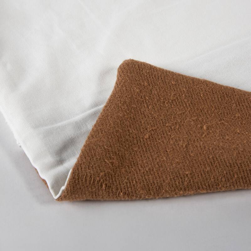 Rizzy Home Rustic Color Block Saddle Brown/Ivory Throw Pillow