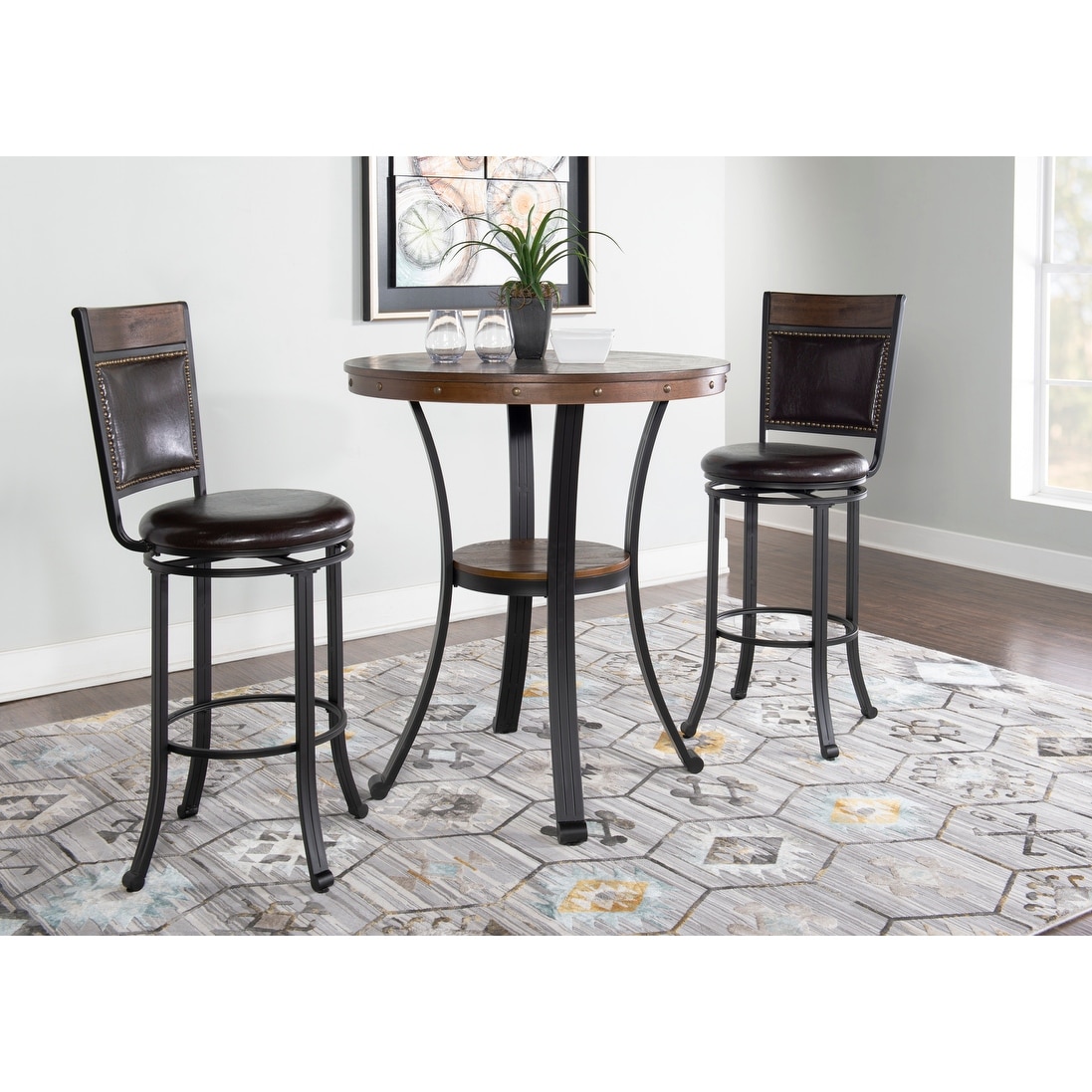 3 piece metal hotsell pub set
