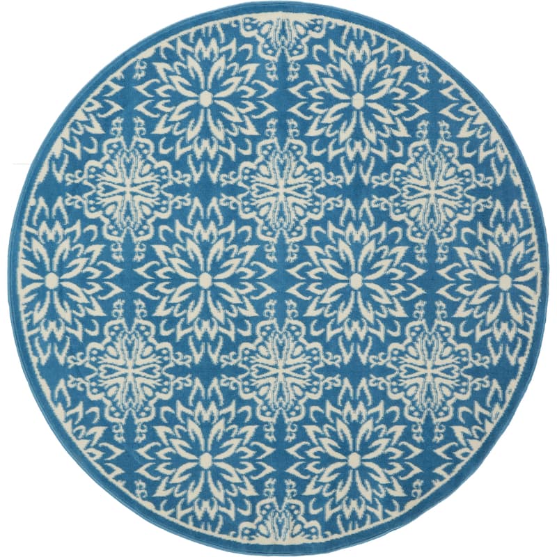 Nourison Jane Floral Medallion Indoor only Area Rug