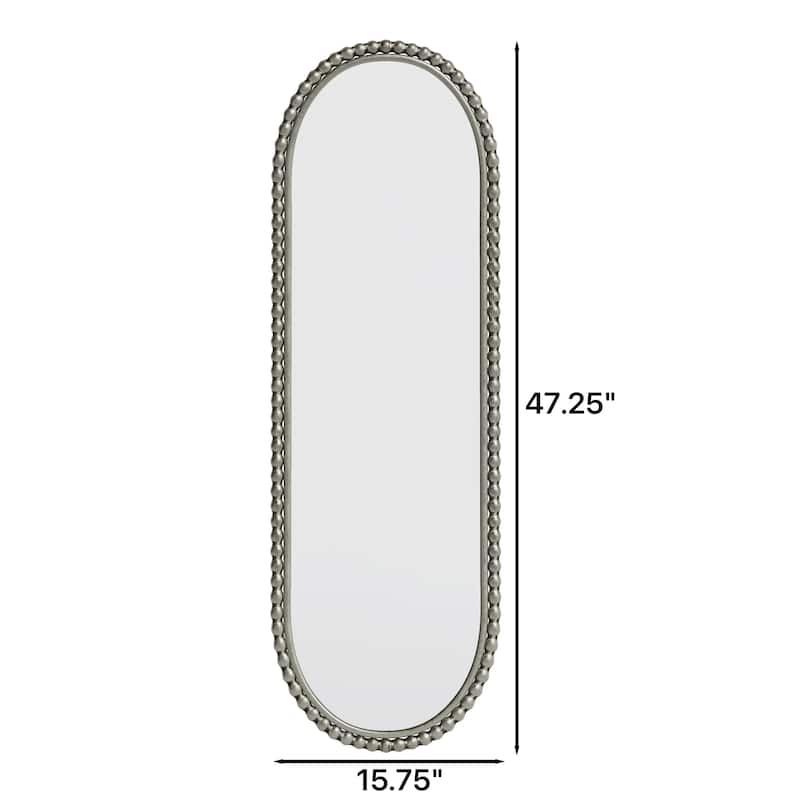 Iron Art Oval Retro Mirror, Antique Effect,Wall Hanging