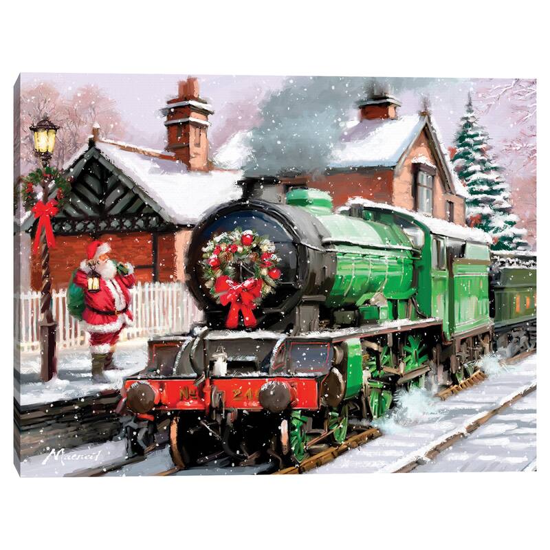 Steam Train by The Macneil Studio Canvas Art Print