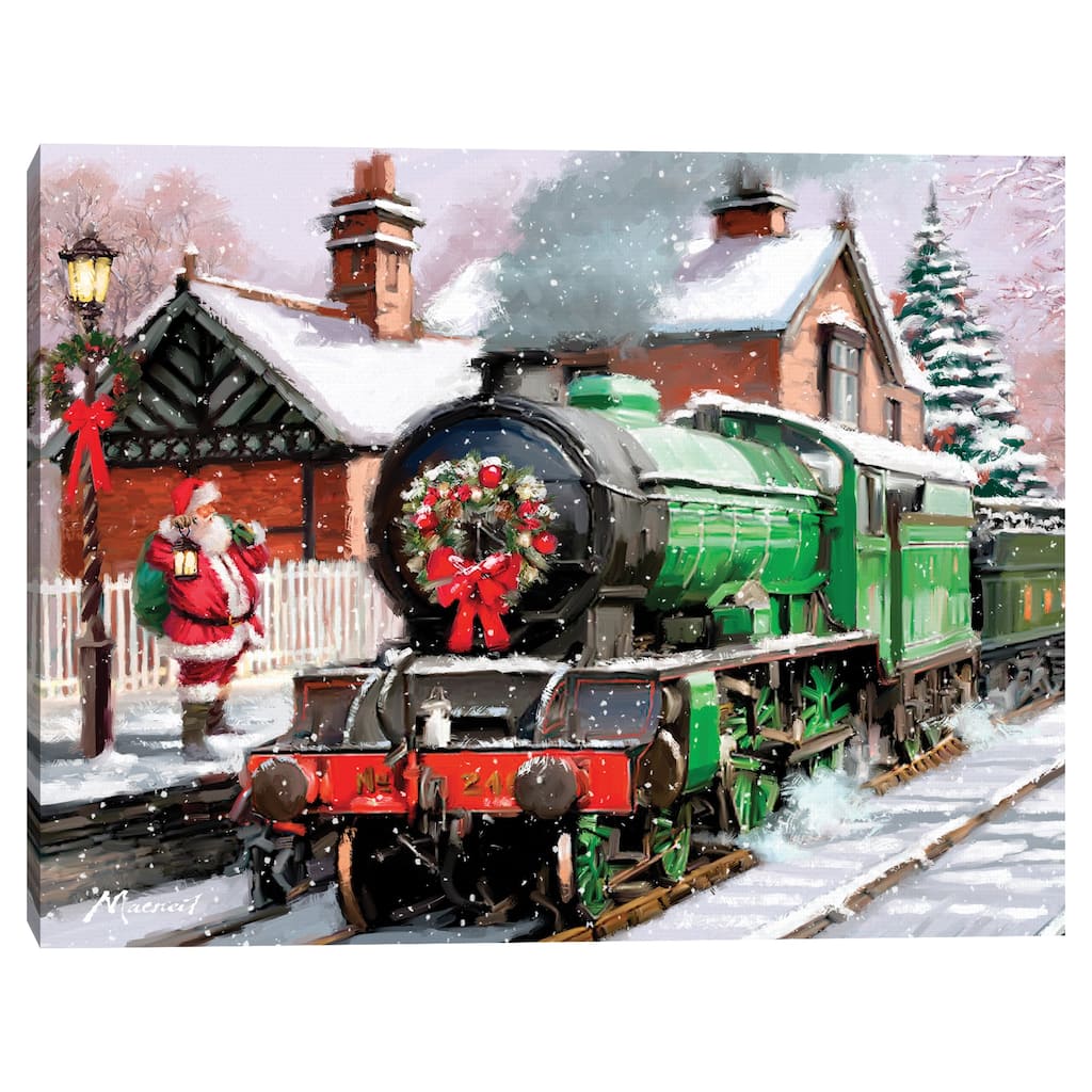 Steam Train by The Macneil Studio Canvas Art Print