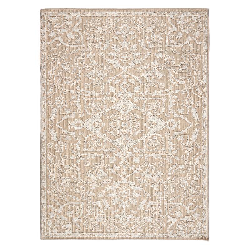 Obeetee Resort Heriz Performance Woven Indoor/Outdoor Area Rug - 3'3"x5'