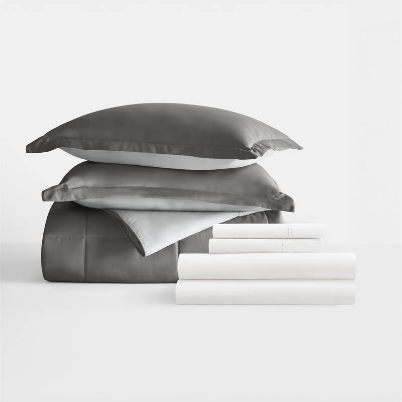 Simply Essential Dorm In A Bag Comforter, Sheet Set and Mattress Pad