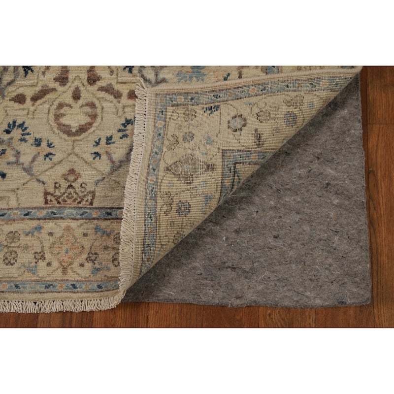 Vegetable Dye Transitional Oushak Turkish Runner Rug Wool Carpet - 3'0" x 12'5"