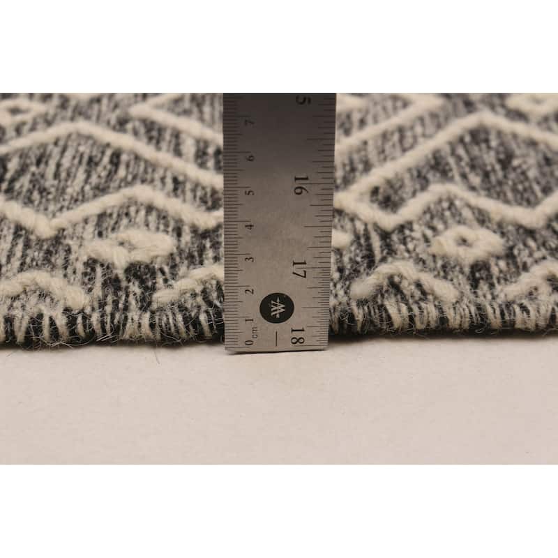 Marrakech Grey Kilim 5'6" x 7'10" - 5'6 x 7'10