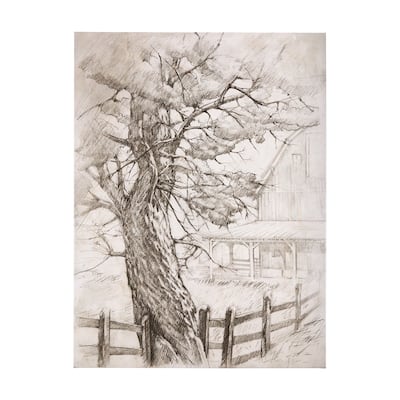 Old West Collection I (Farm View) (45 x 60) Canvas Art Print