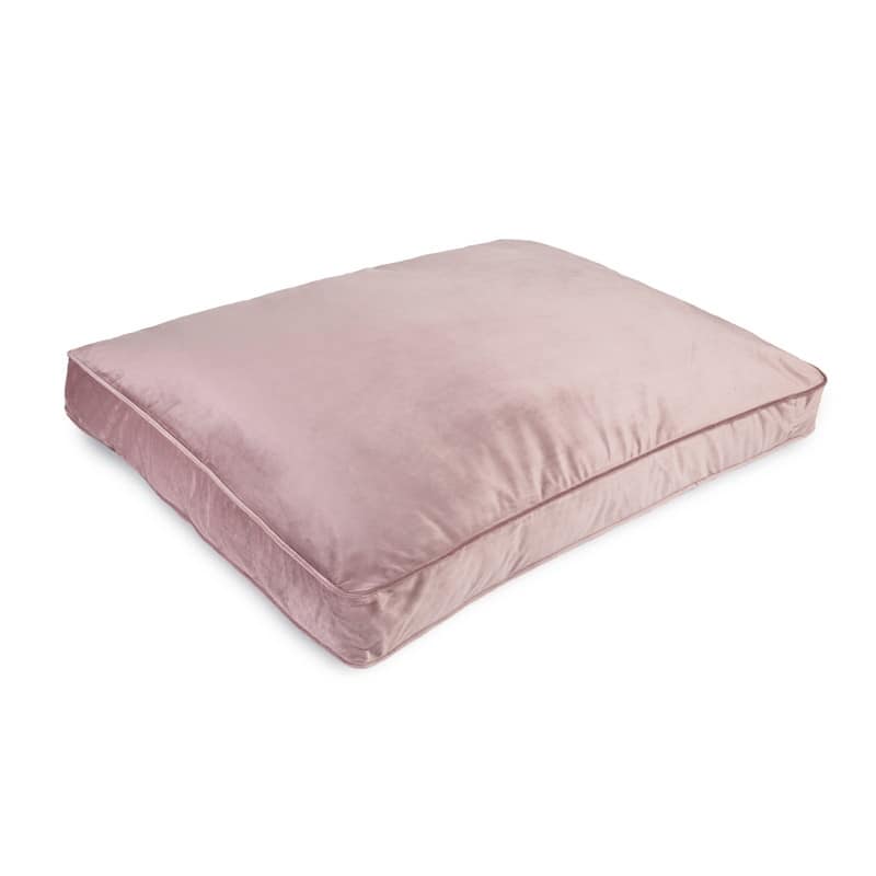 Sherry Kline Double Sided Velvet Dog Bed, Small, Medium, & Large Pets - Mauve - 26"x18"