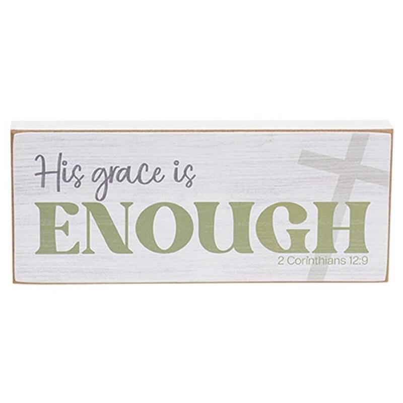 Created With A Purpose Rectangle Blocks Inspirational Decor- 3 Asstd. - 7” x 0.75” x 3”