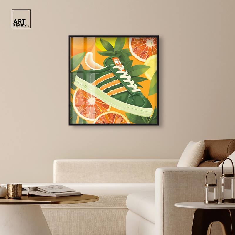 Citrus Sneaker Shadowbox by Art Remedy