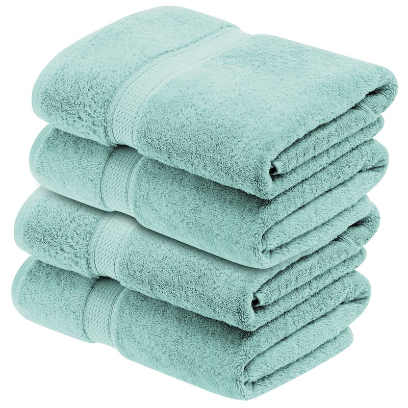 Superior Egyptian Cotton Pile Heavyweight Bath Towel Set of 4
