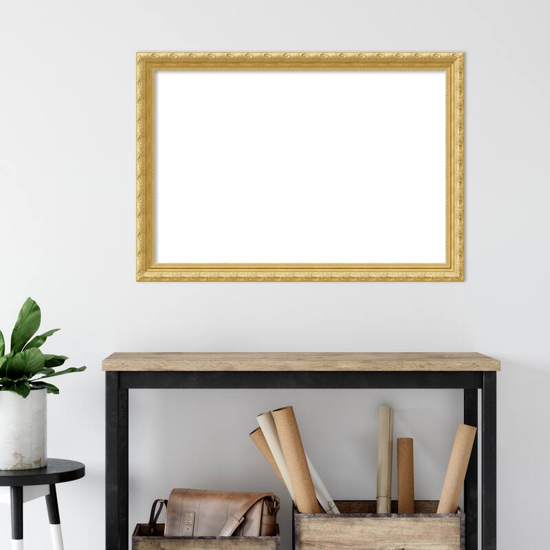 Amanti Art Versailles Gold Framed Dry Erase Magnetic Board