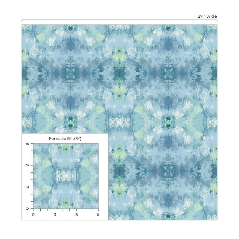 Daisy Bennett Designs Kaleidoscope Nonwoven Unpasted Wallpaper