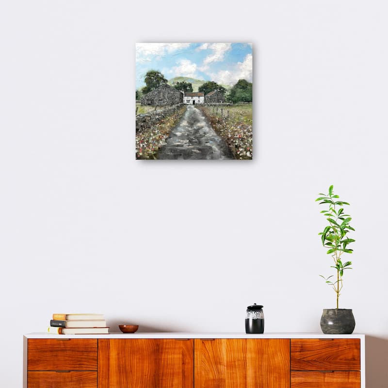 End of the Road By Studio Arts Canvas Art Print
