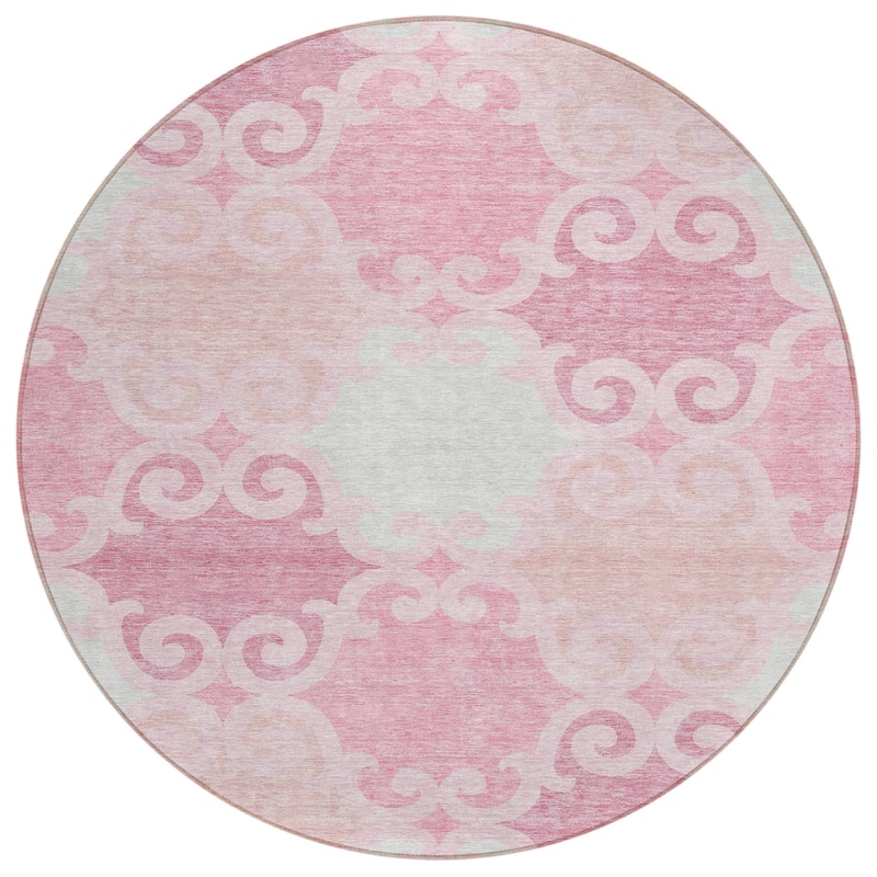 HomeRoots Trellis Transitional Rectangle Outdoor Rug