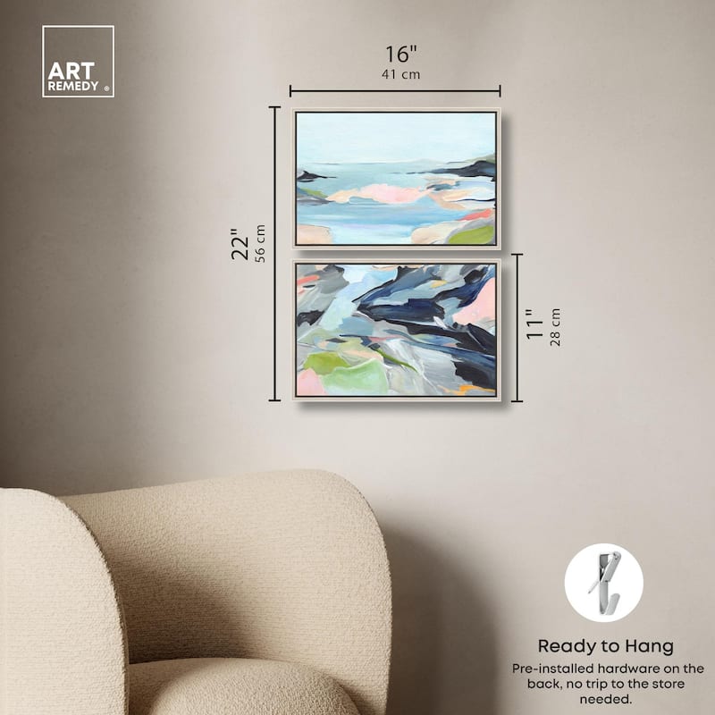 Between Seasons II Canvas Set of 2 by Art Remedy