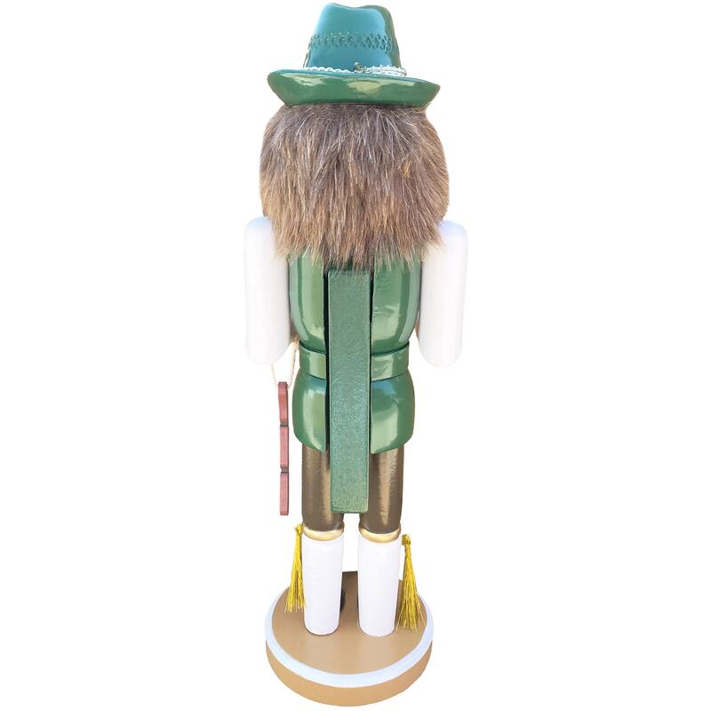 13 inch German Nutcracker - green
