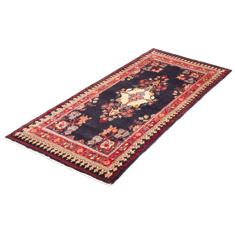 ECARPETGALLERY Hand-knotted Andelz Navy Wool Rug - 3'8 x 6'9