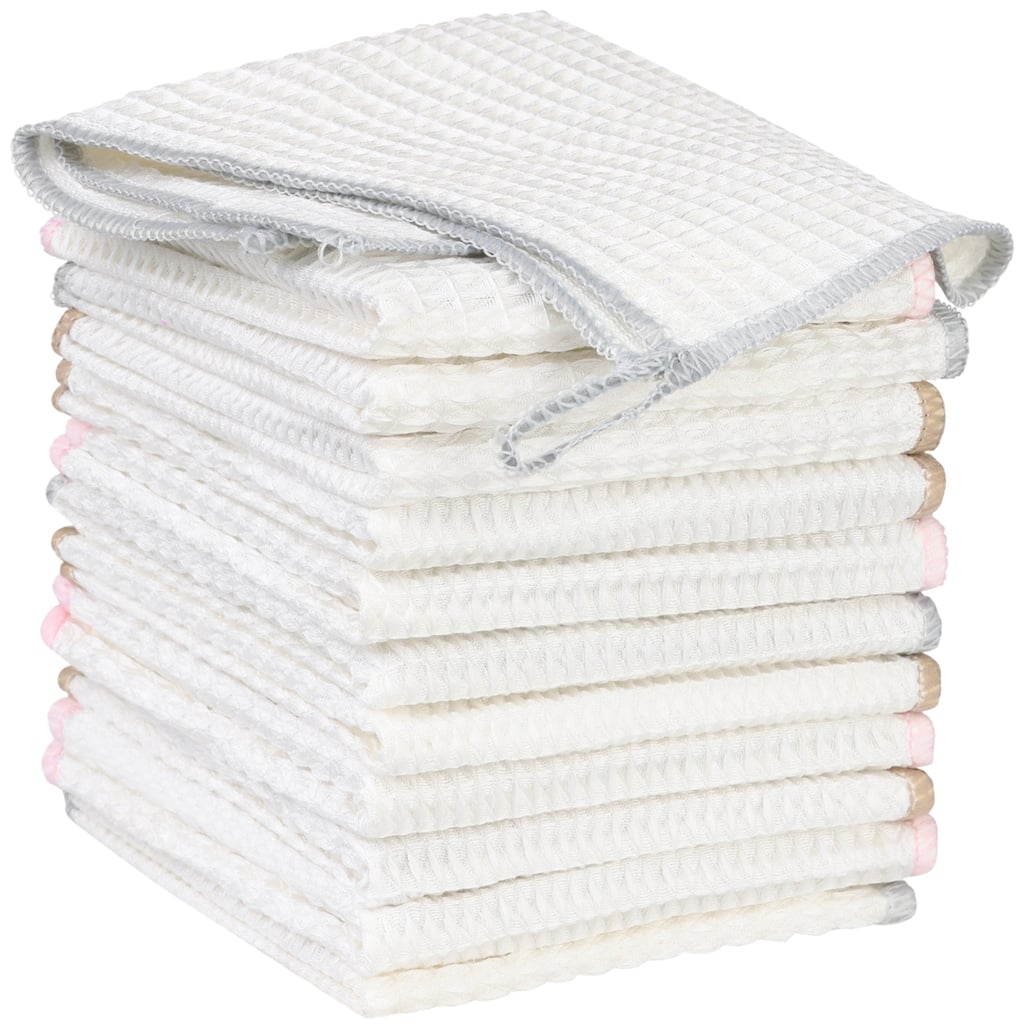 Reusable Cleaning Cloths, Soft Dishcloth Reusable and Absorbent Lint Free Lightweight Cleaning Cloths
