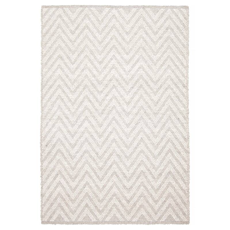 ECARPETGALLERY Braid weave Sienna Grey Wool Rug - 5'3 x 7'7 - Grey - 5'3 x 7'7
