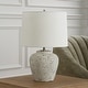 preview thumbnail 4 of 7, Uttermost Rupture Aged Ivory Table Lamp - 19" H X 13" W X 13" D