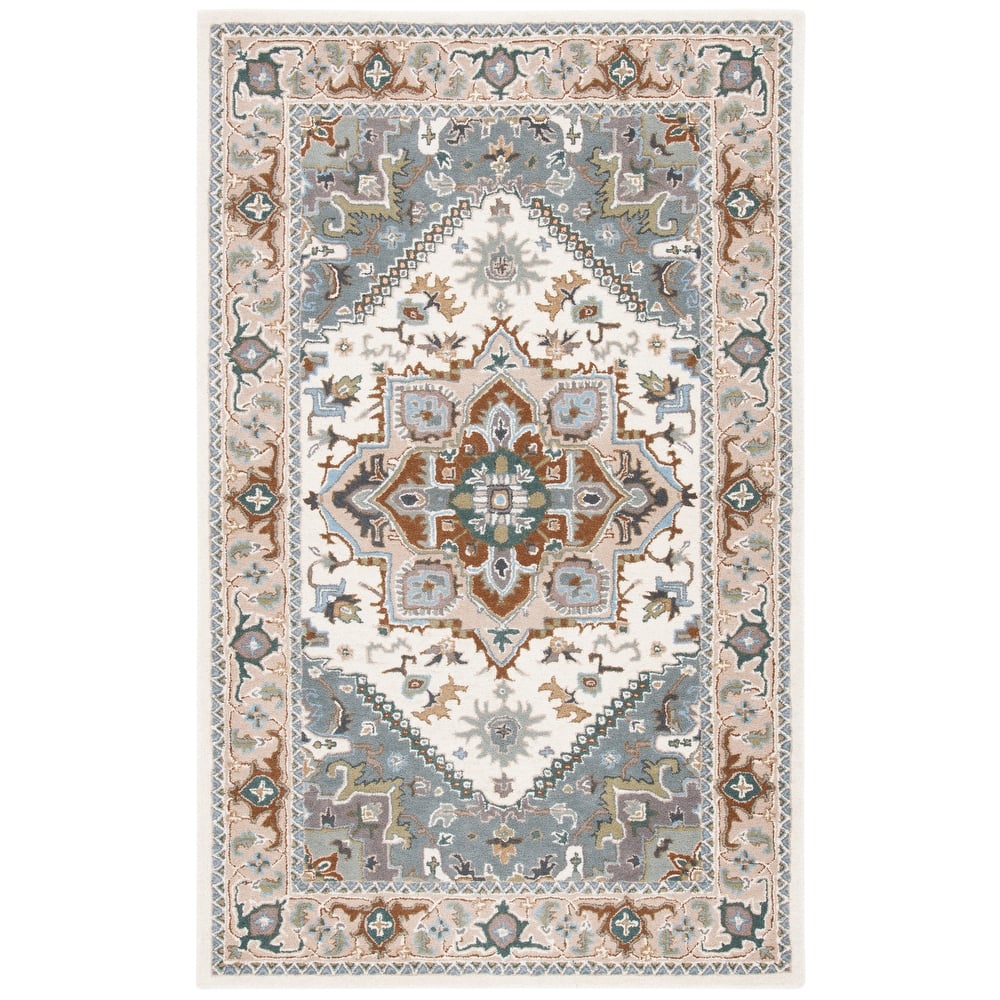 SAFAVIEH Handmade Heritage Carrol Traditional Oriental Wool Rug