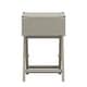 preview thumbnail 3 of 12, Kenton II X Base Wood Accent Campaign Table iNSPIRE Q Modern
