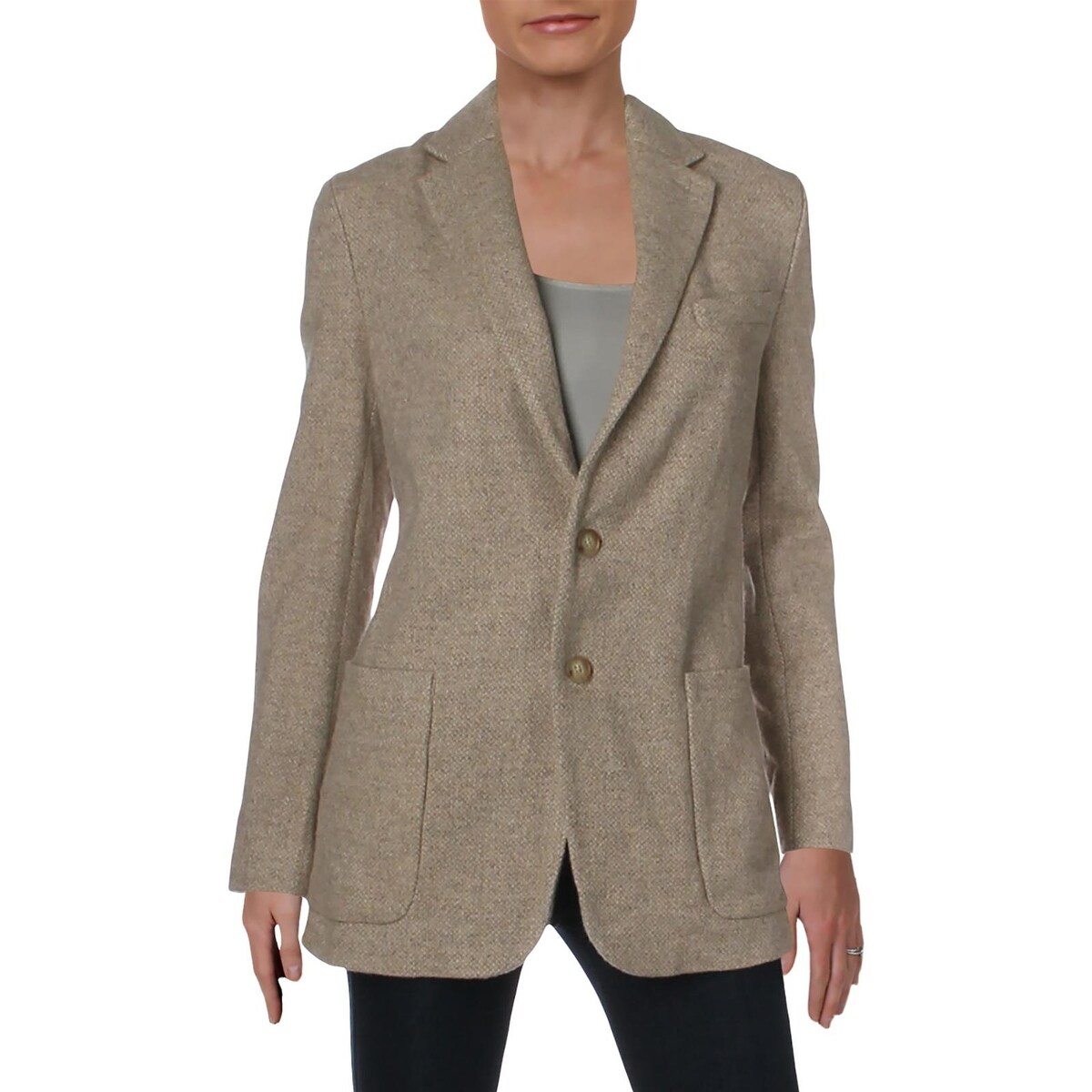ralph lauren tweed jacket womens