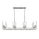 preview thumbnail 5 of 19, Hunter Hartland 8-Light Linear Chandelier - Dining Room, Kitchen Island - Modern Farmhouse, Industrial, Contemporary