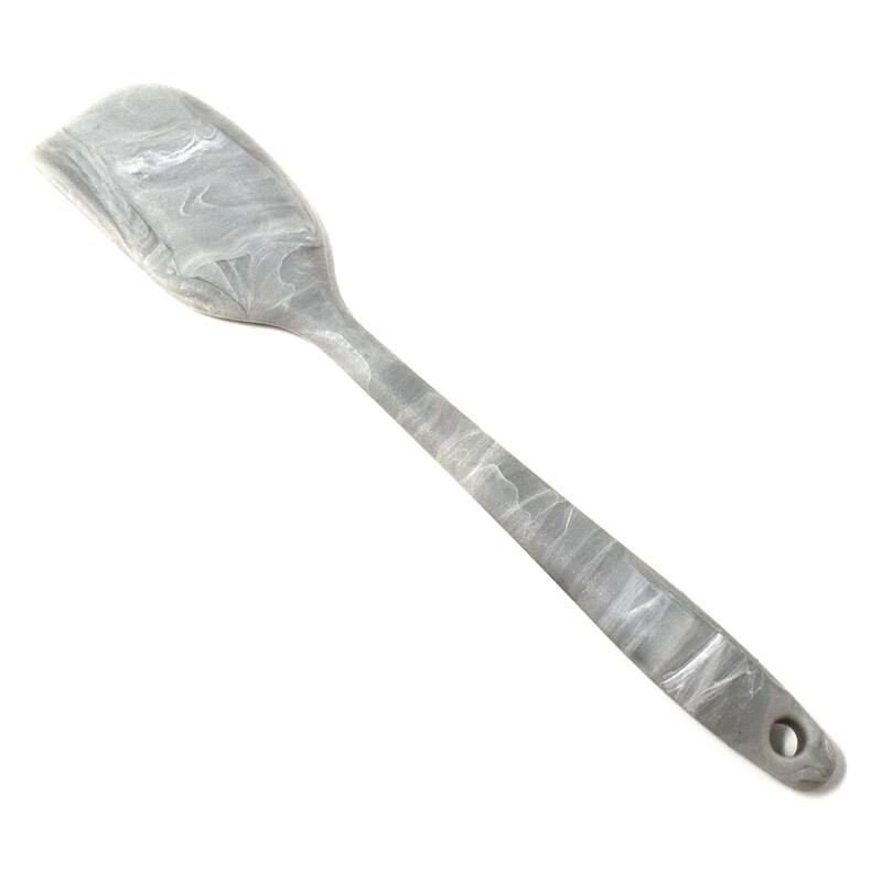 Norpro 8.25-inch Silicone Mini Spatula, Gray Marble Pattern - Gray