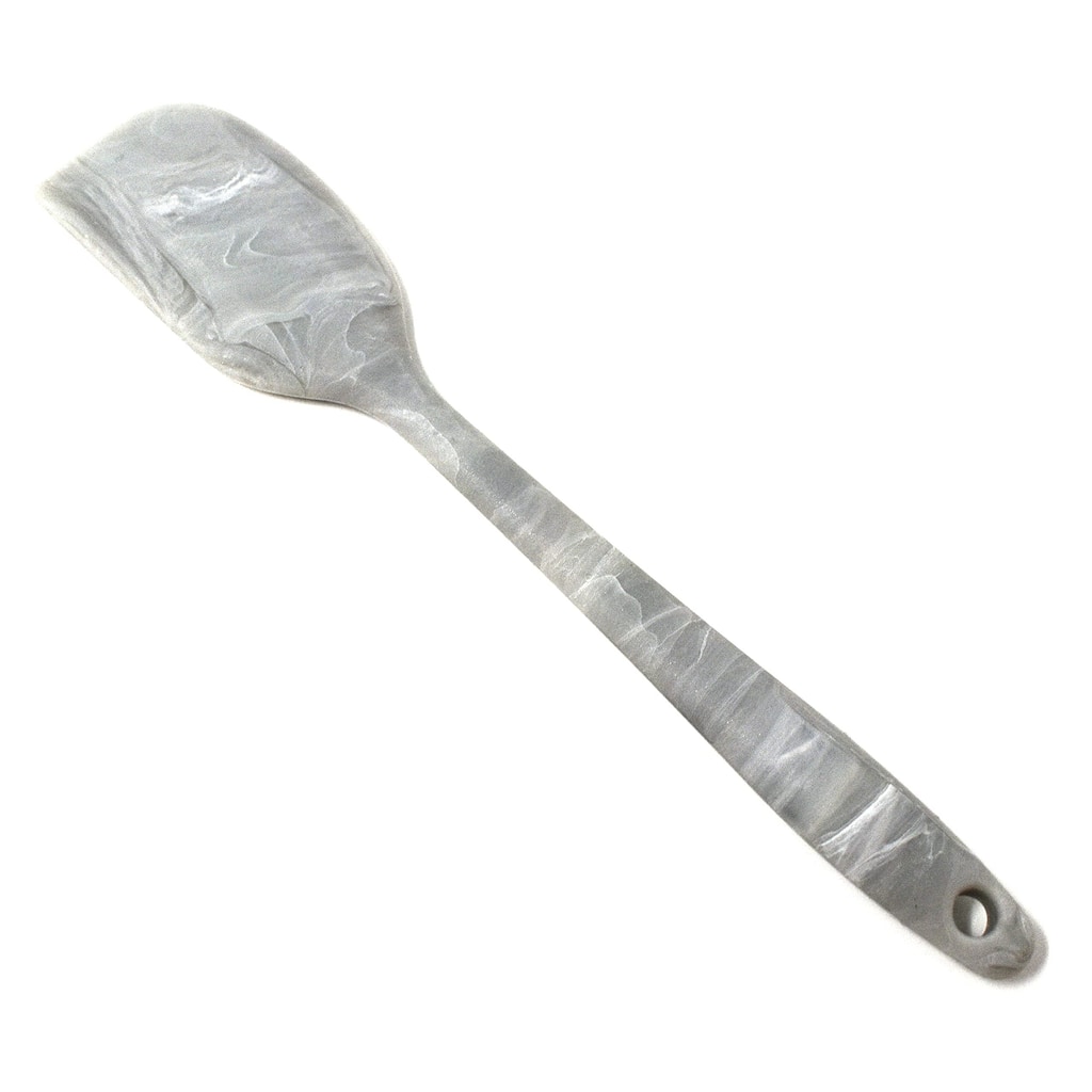 Norpro 8.25-inch Silicone Mini Spatula, Gray Marble Pattern