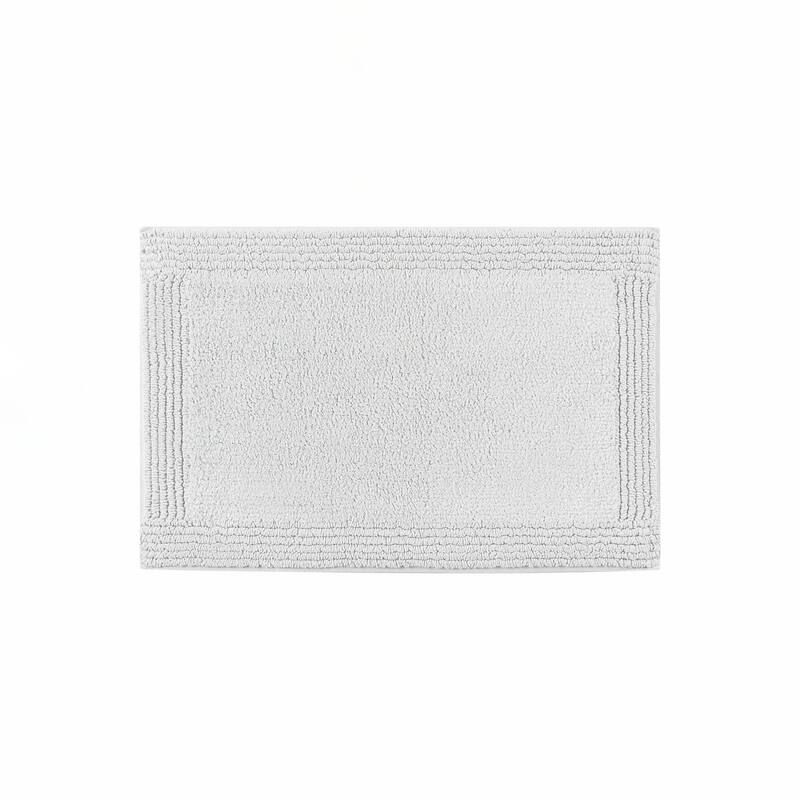 1 PCS 24x44"Tufted 3000 GSM Reversible Bath Rug Grey - 4' x 2'