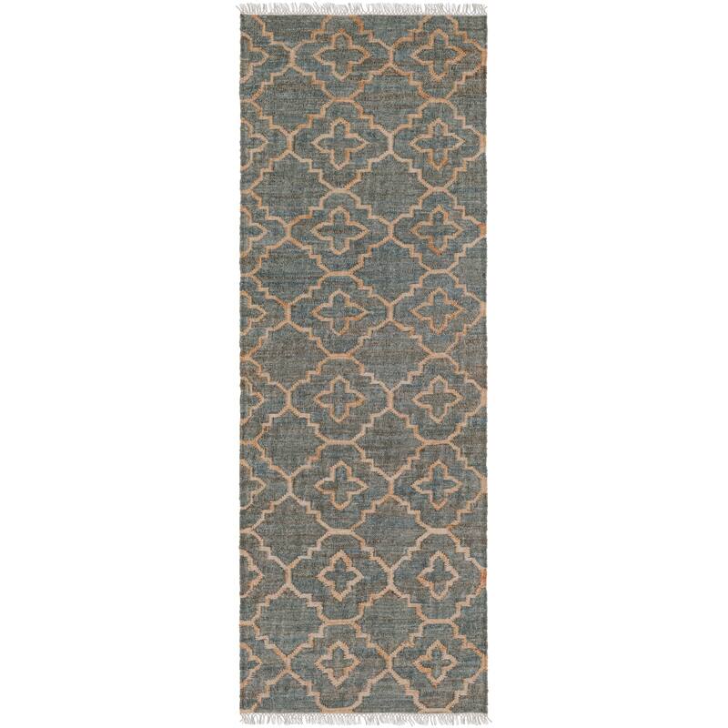 The Gray Barn Erwin Hand-woven Indigo Jute Runner Rug