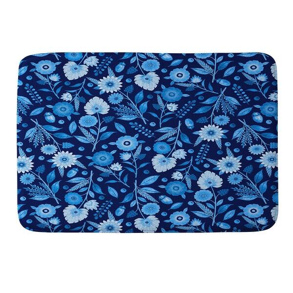 Made to Order Memory Foam Blue Bath Mat Bed Bath & Beyond 36717176